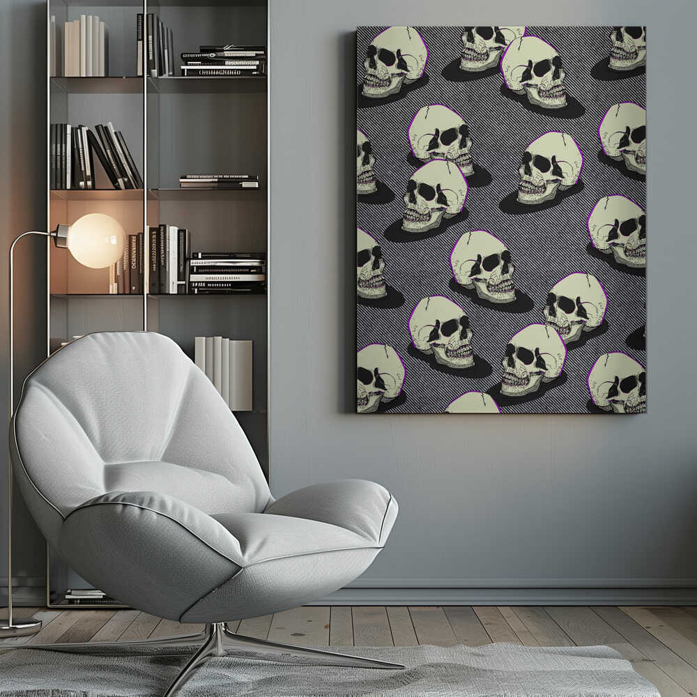 Vintage Style Skulls - Poster / Art Print