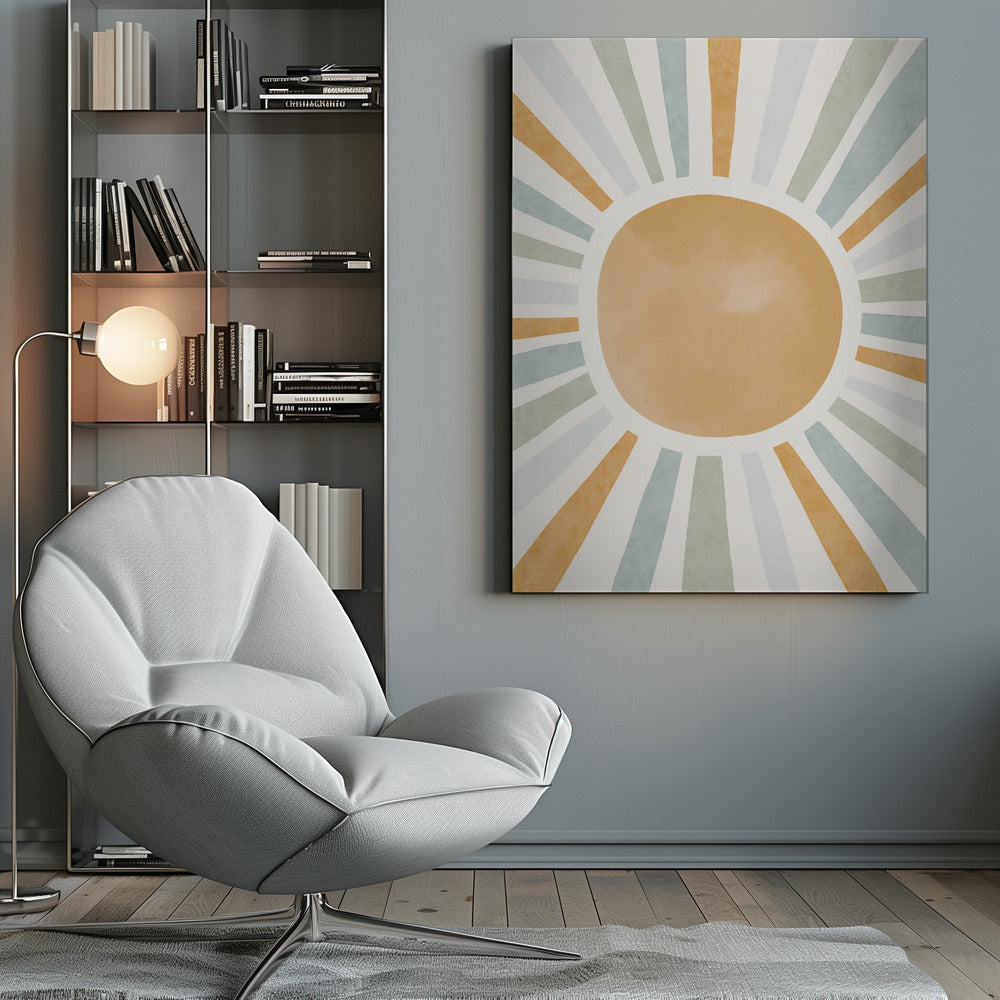 Radiant Sunburst - Poster / Art Print