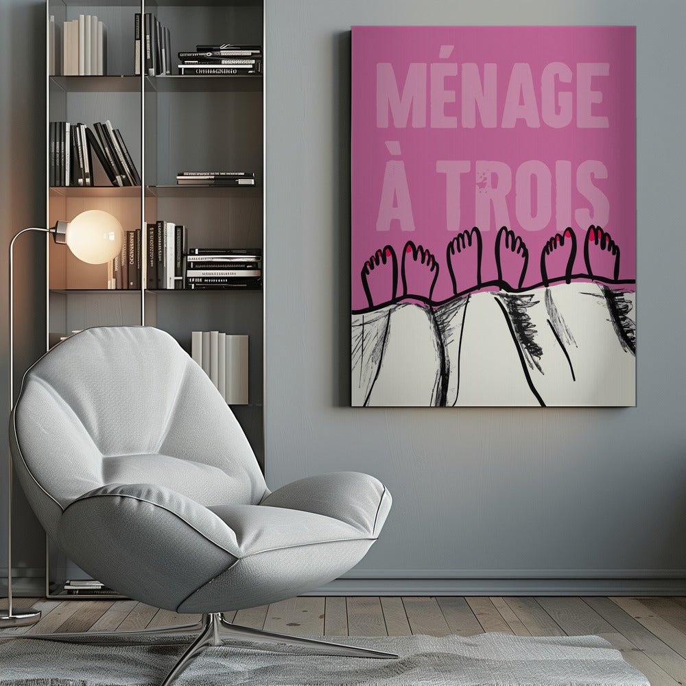 Three's Company - Poster / Art Print