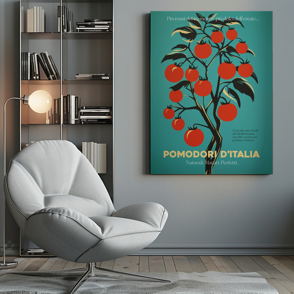 Vibrant Red Tomatoes - Poster / Art Print