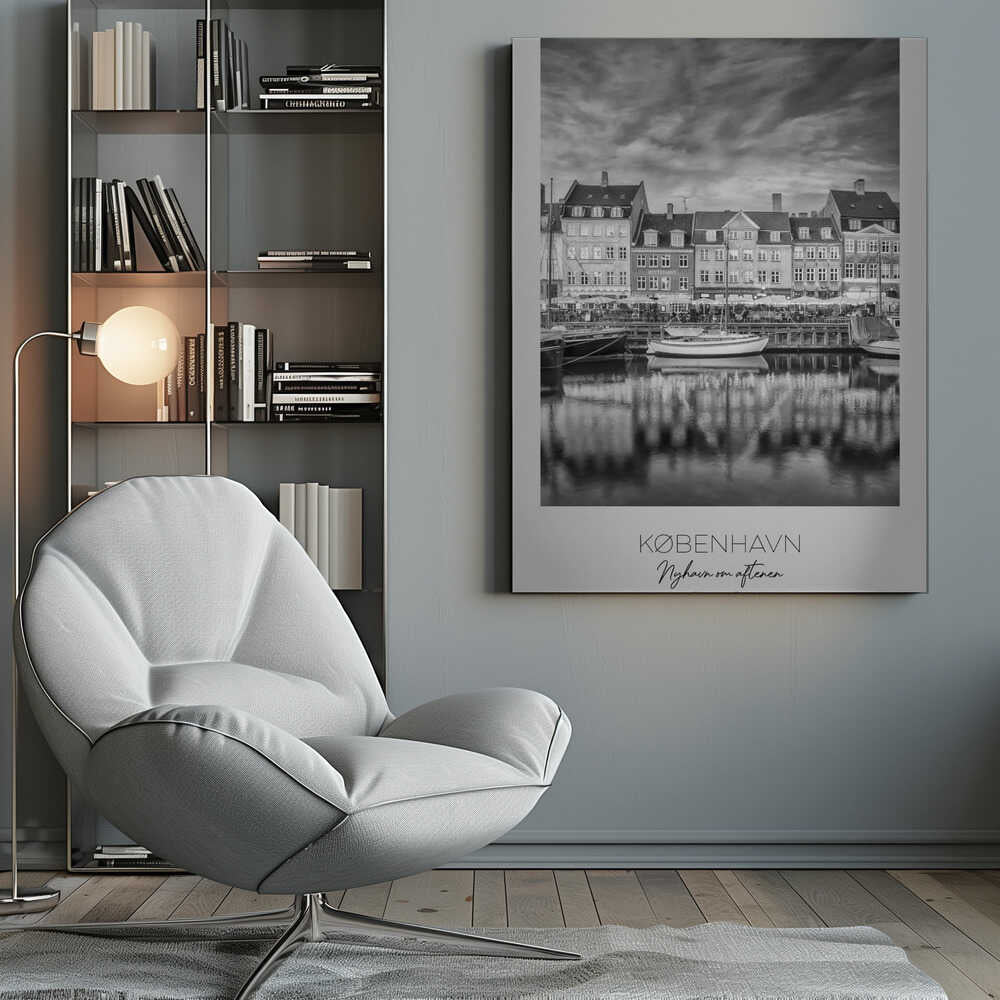 Copenhagen's Historic Harbor - Poster / Art Print