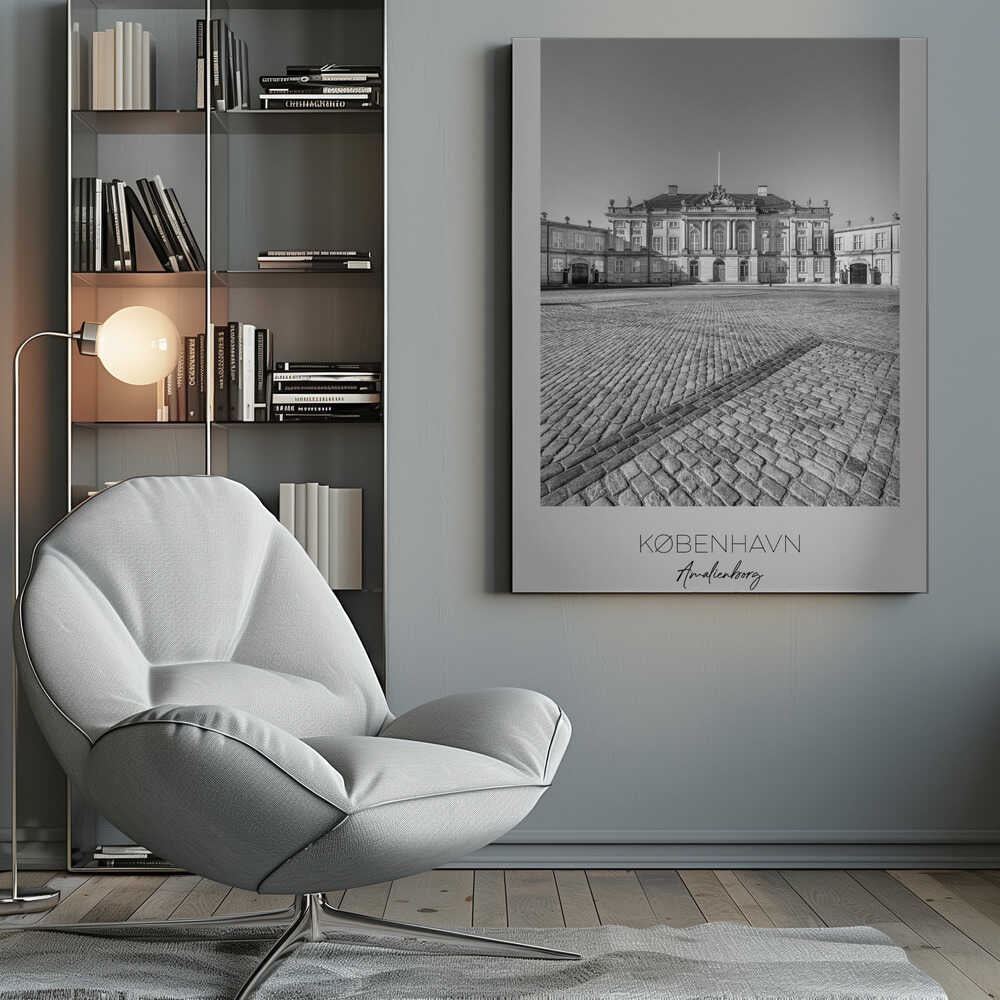 Amalienborg Palace In Copenhagen - Poster / Art Print