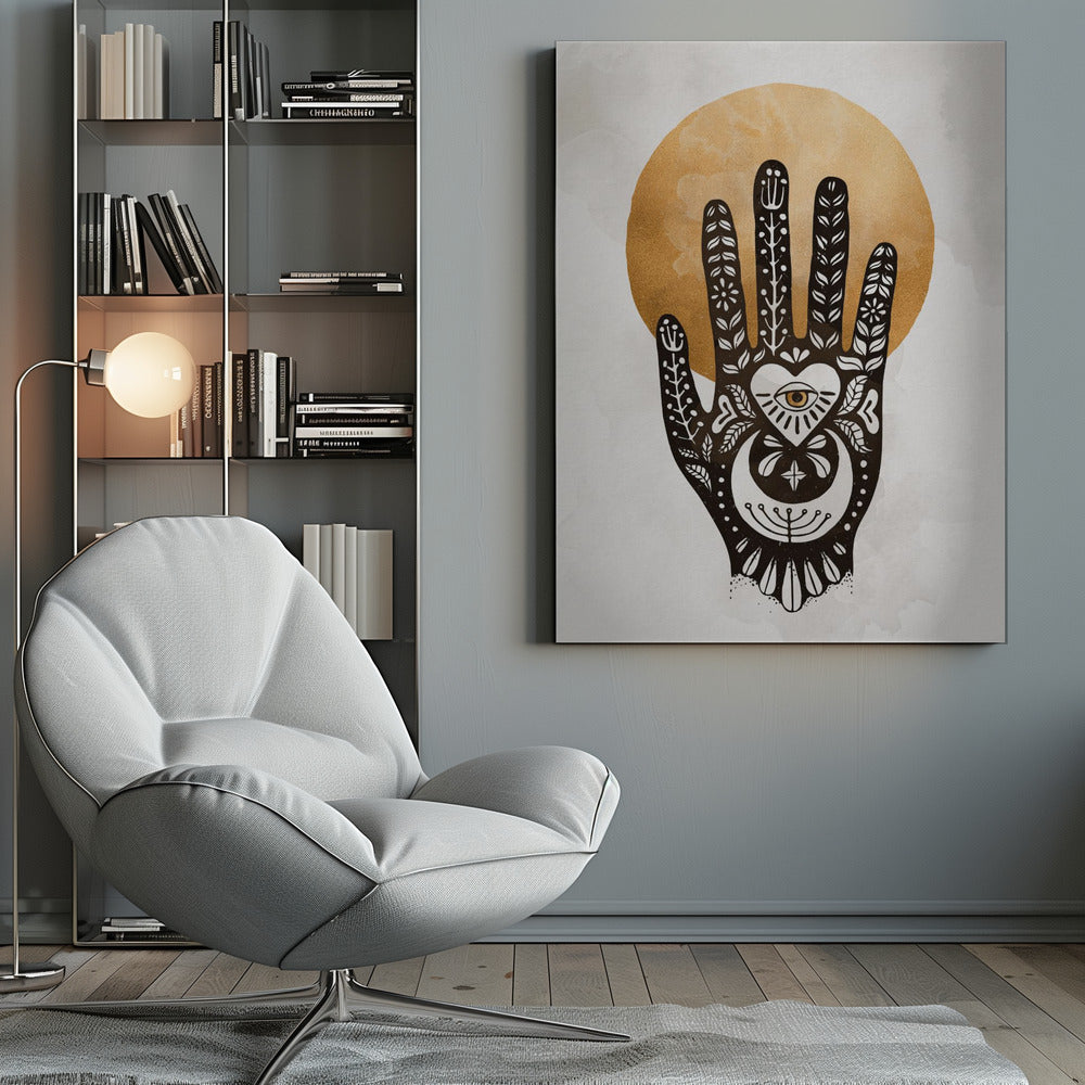 Mystic Hand Design - Poster / Art Print