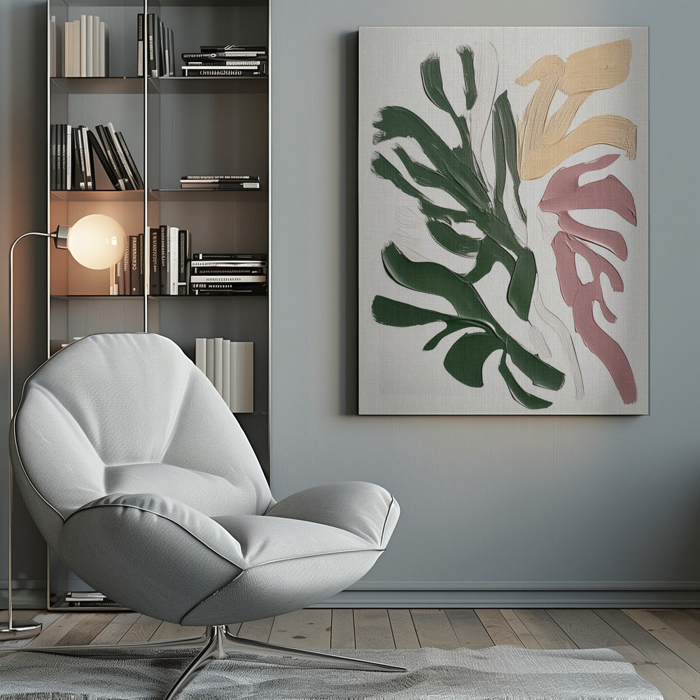 Painterly Florals II - Poster / Art Print
