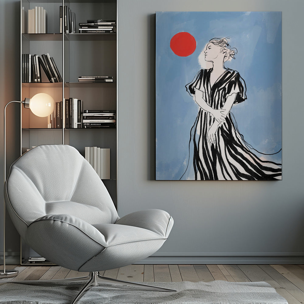 Serene Stripes - Poster / Art Print