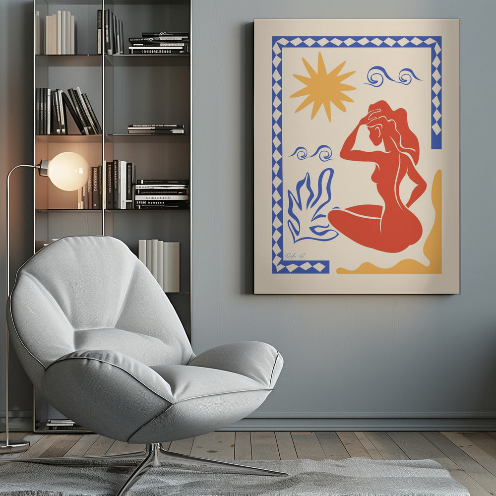 Sunbath (Trichromatic) - Poster / Art Print