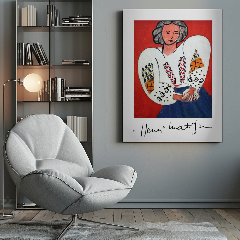 Henri Matisse, La Camicetta Romena, 1940 - Poster / Art Print