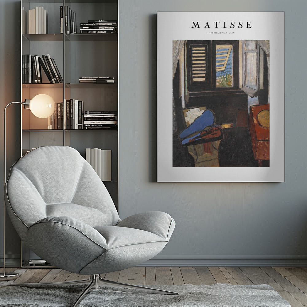 Intérieur Au Violon - Poster / Art Print