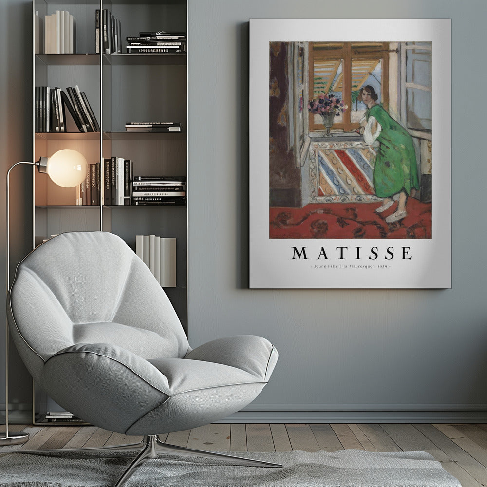 Jeune Fille a La Mauresque 1939 - Poster / Art Print