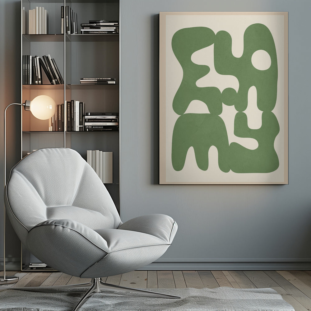 Organic Harmony Forms - Poster / Art Print