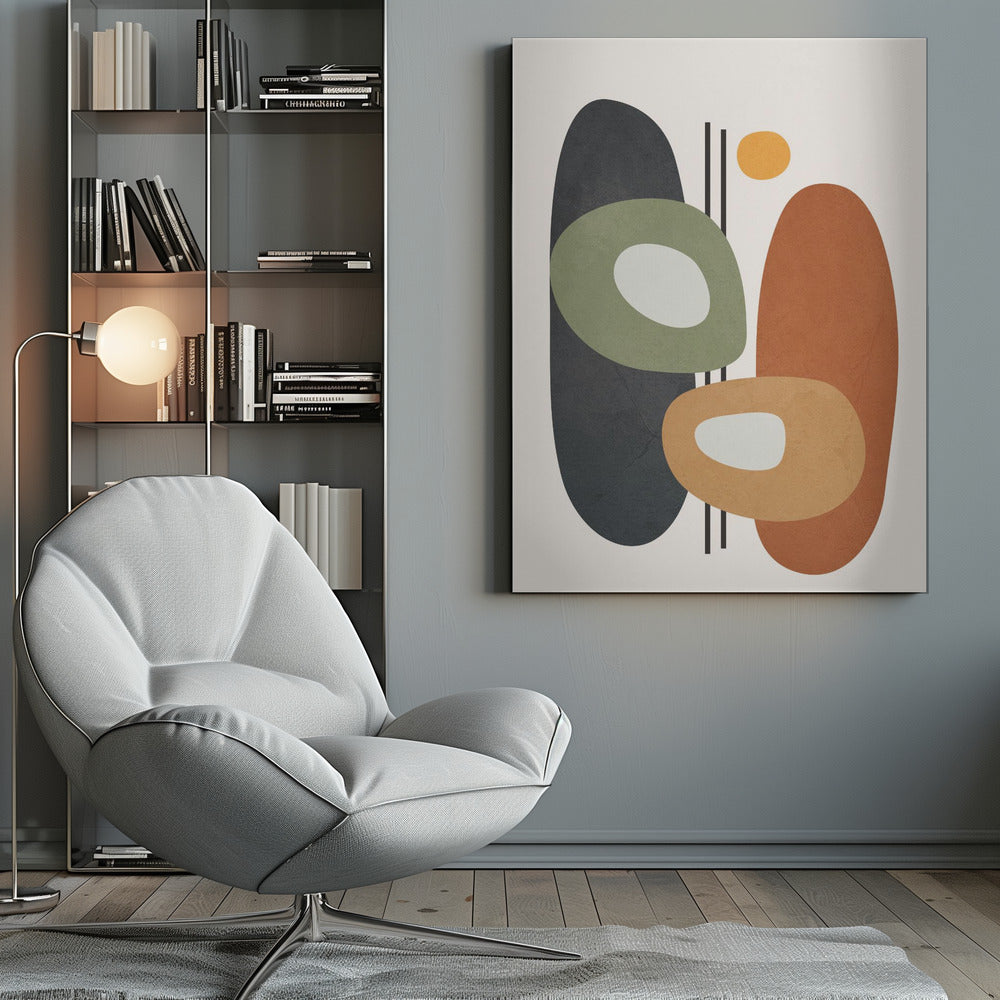 Geo Harmony Dance - Poster / Art Print