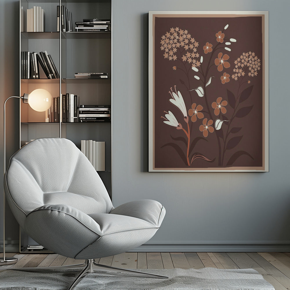 Floral Harmony - Poster / Art Print