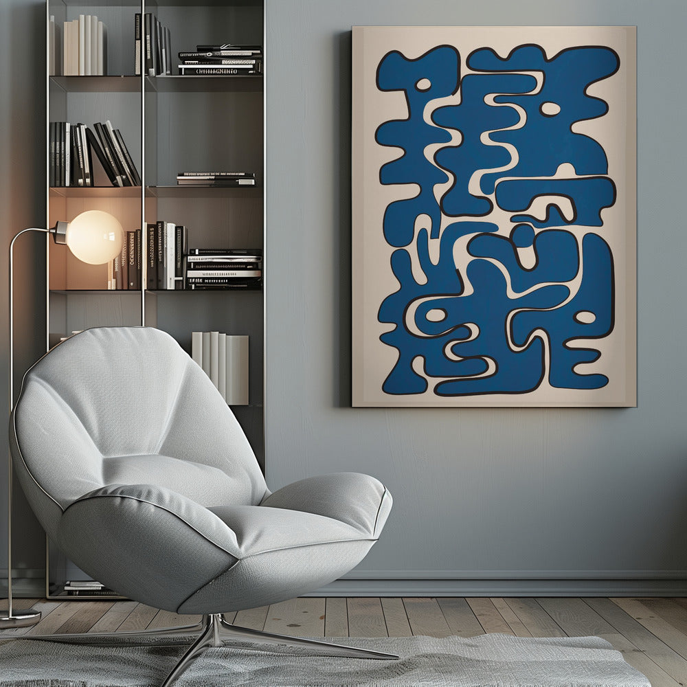 Flowing Maze Dance - Poster / Art Print