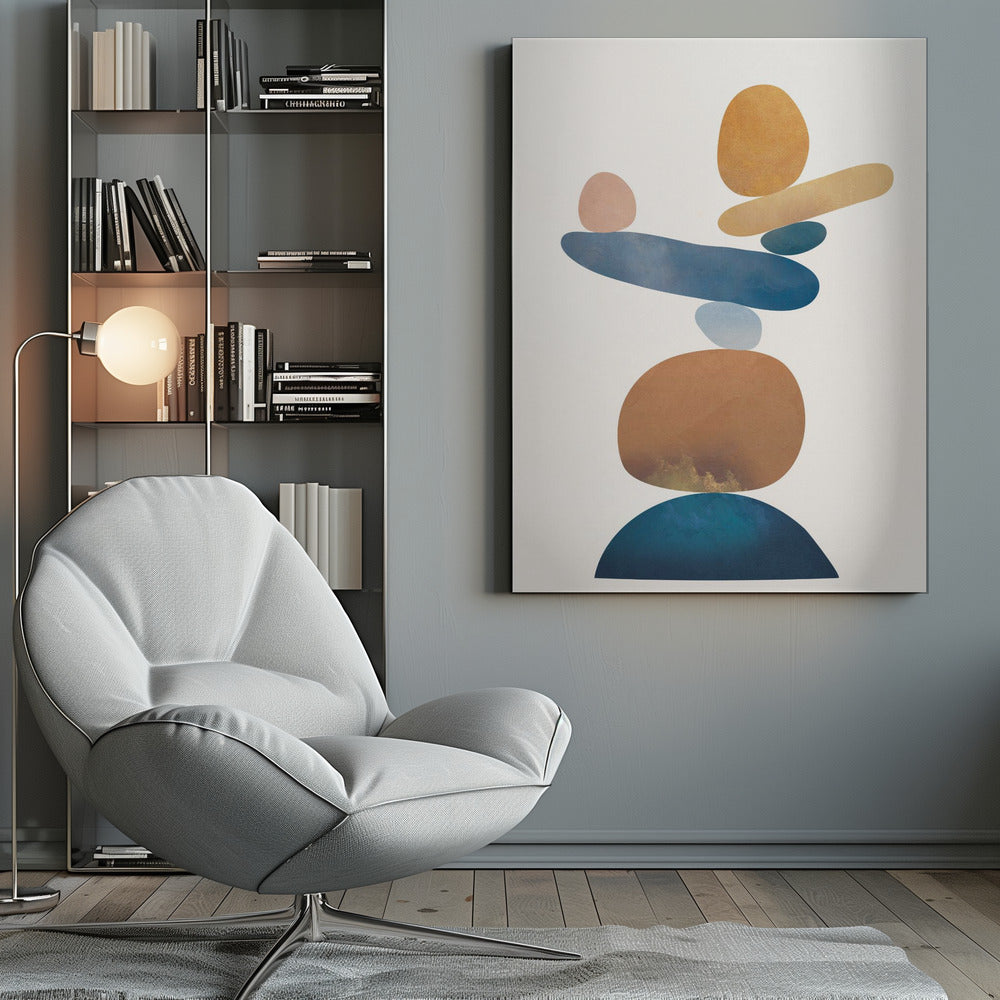 Balancing Shapes - Poster / Art Print