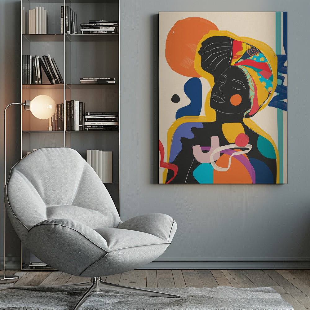 Modern Abstract Woman 3 - Poster / Art Print