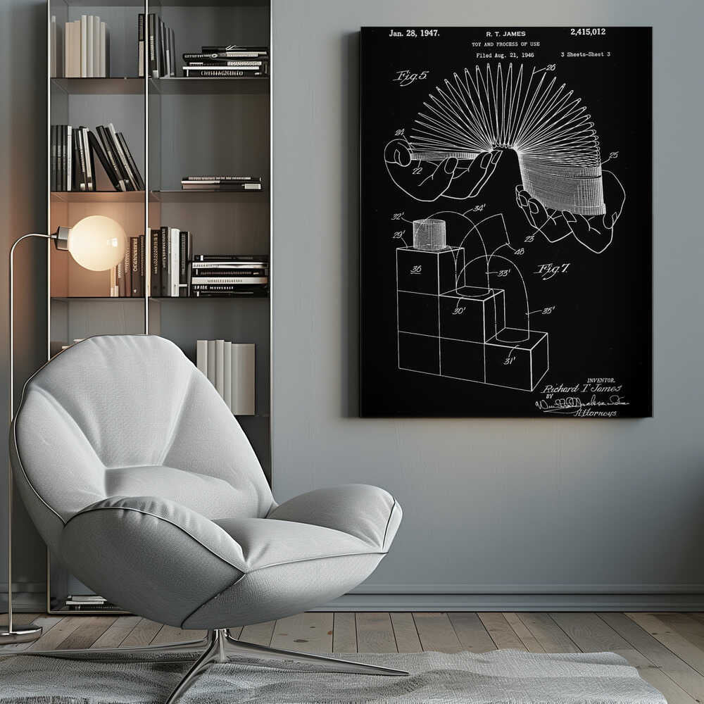 Toy and Process of Use Patent 1947 - Poster / Art Print