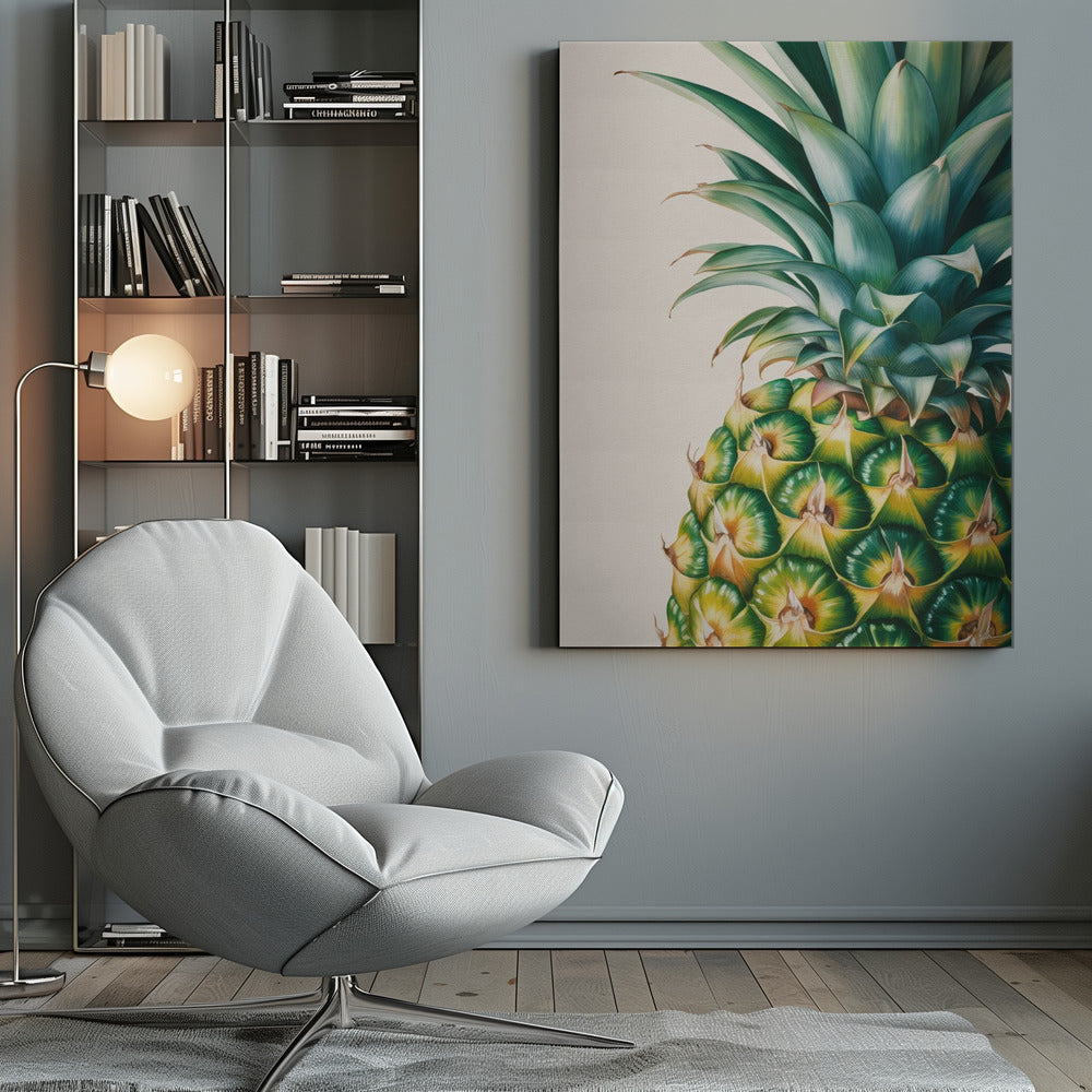 Pineapple Close Up - Poster / Art Print