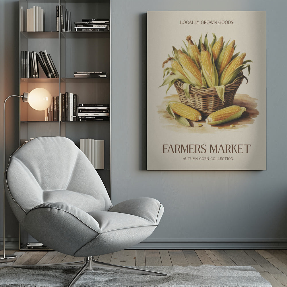 Farmers Market Corn - Poster / Art Print