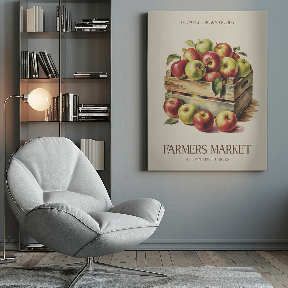 Farmers Market Apple - Poster / Art Print
