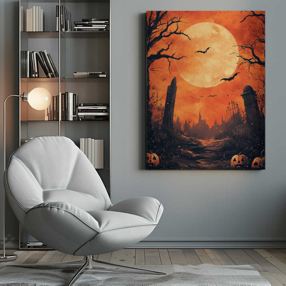 Halloween Scene (10) - Poster / Art Print