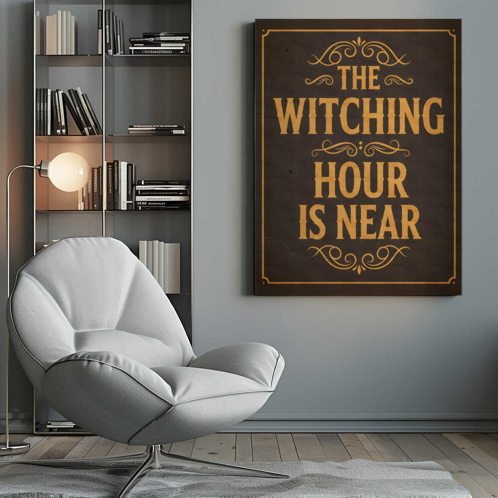 The Witching Hour Is Near - Poster / Art Print