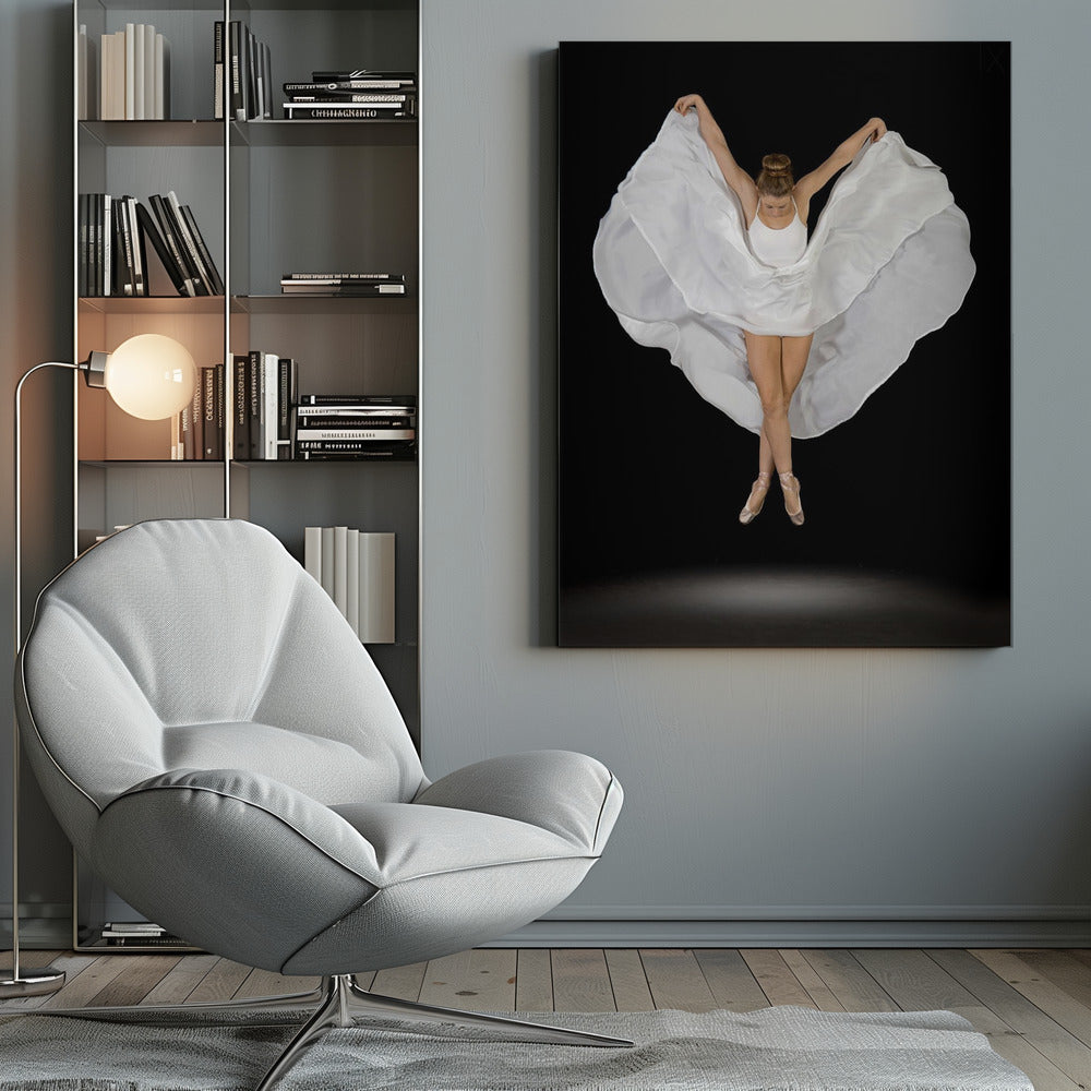 Entrechat en Blanc - Poster / Art Print