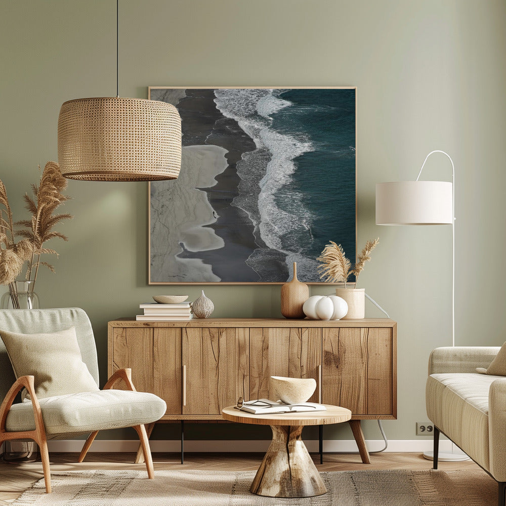 Running waves - Poster / Art Print