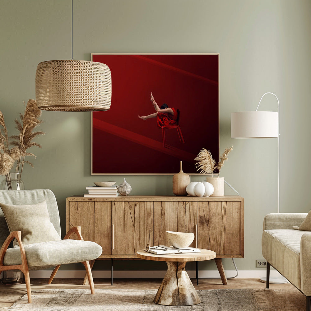 Red Chair - Poster / Art Print