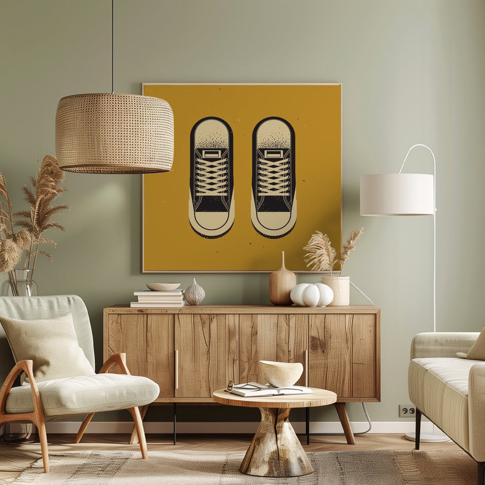 Black Chucks - Poster / Art Print