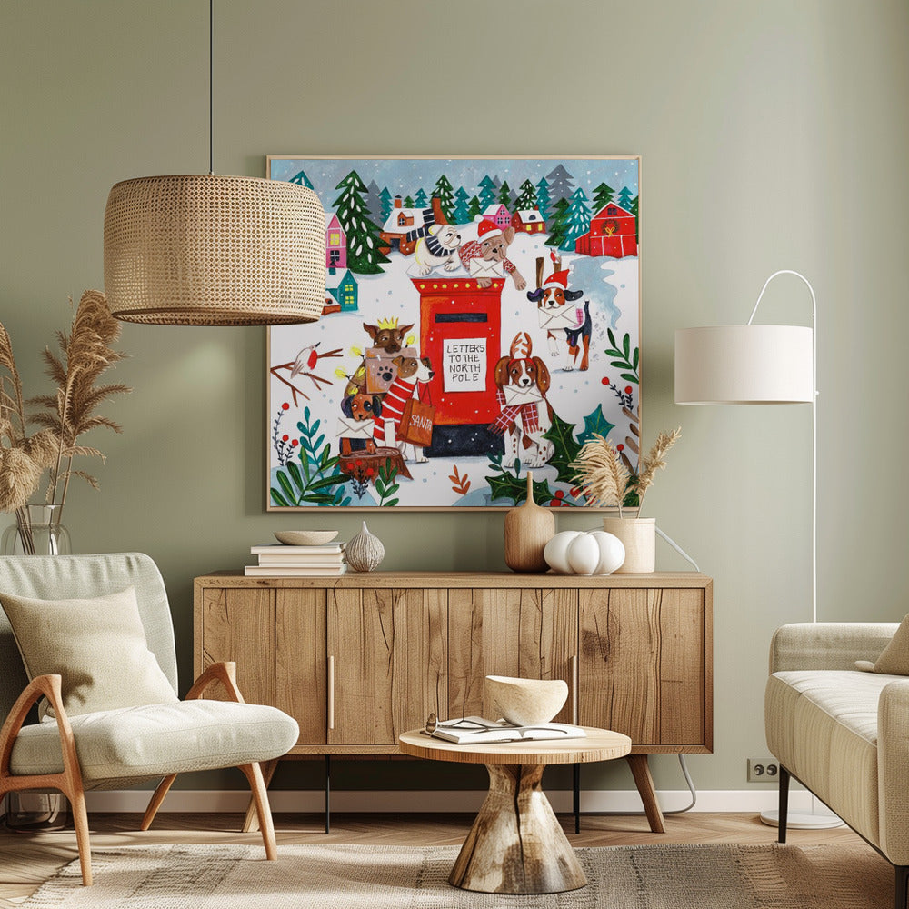 Christmas post - Poster / Art Print