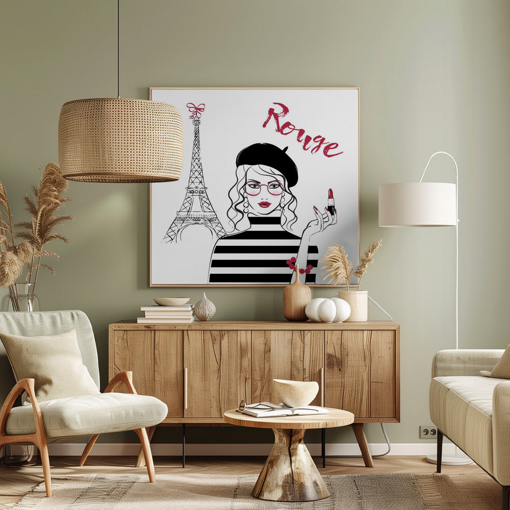 Paris Rouge - Poster / Art Print