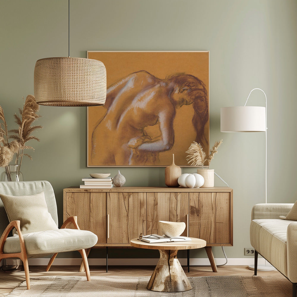 Bather Drying Herself - Poster / Art Print