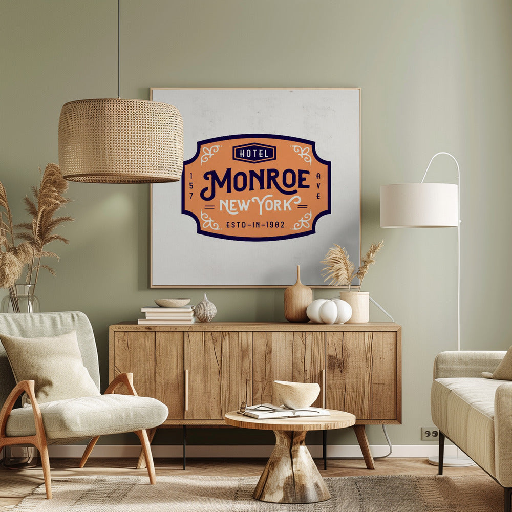 Monroe Hotel New York - Poster / Art Print