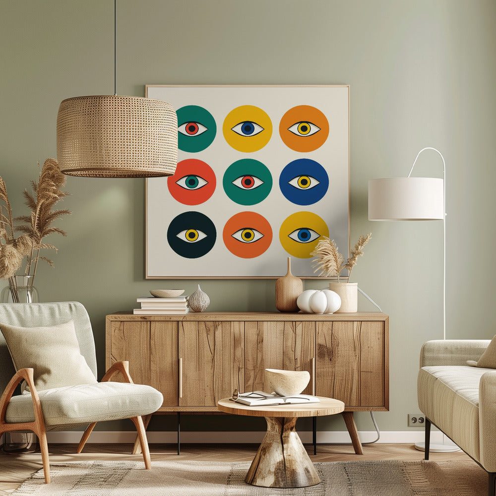Nine Eyes - Poster / Art Print