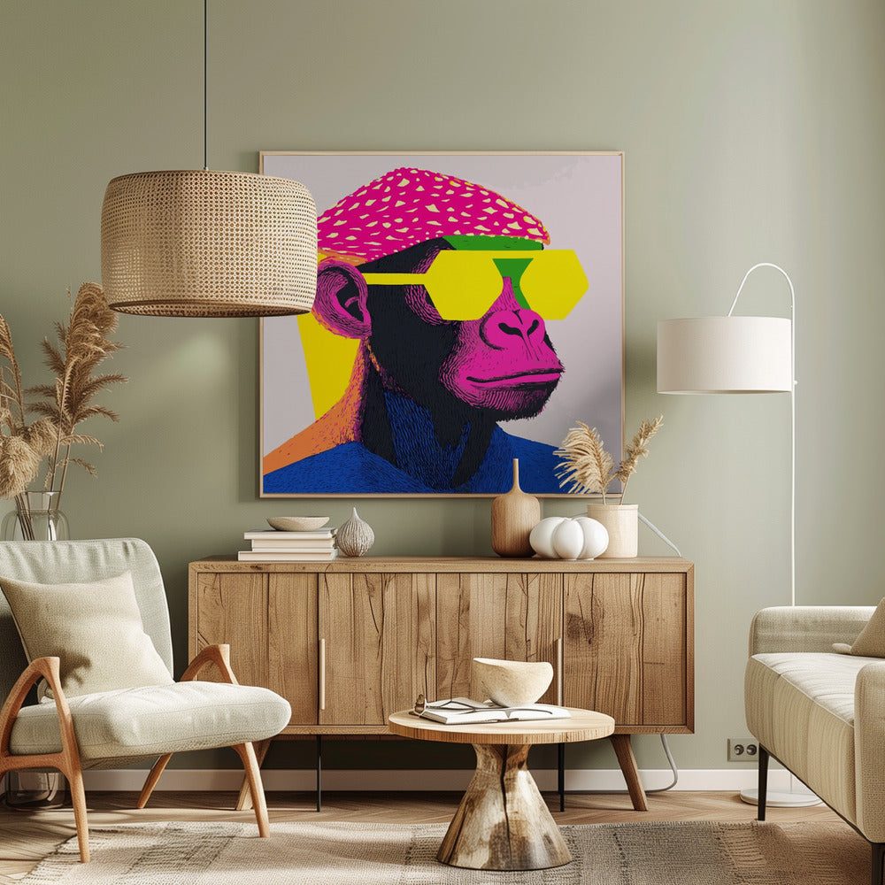 Cool Monkey - Poster / Art Print