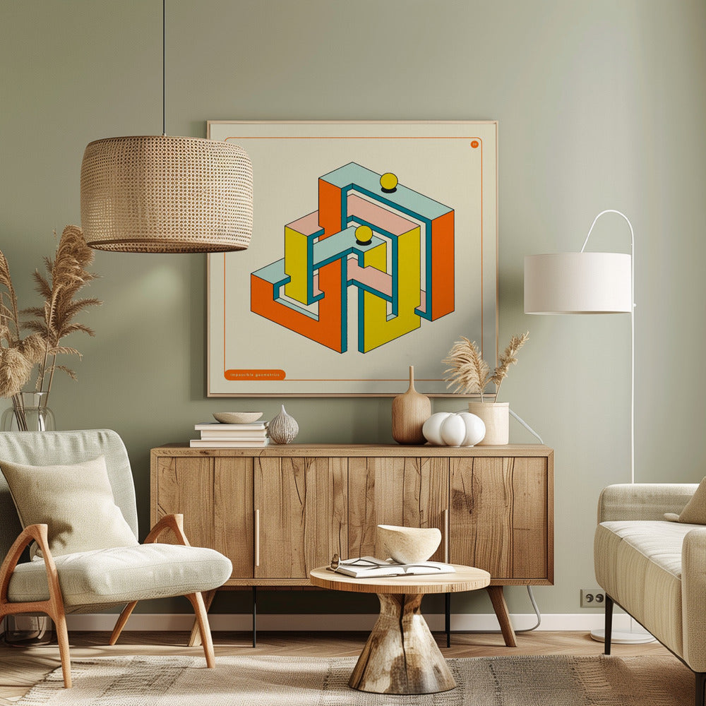 Impossible Geometrics 39 - Poster / Art Print