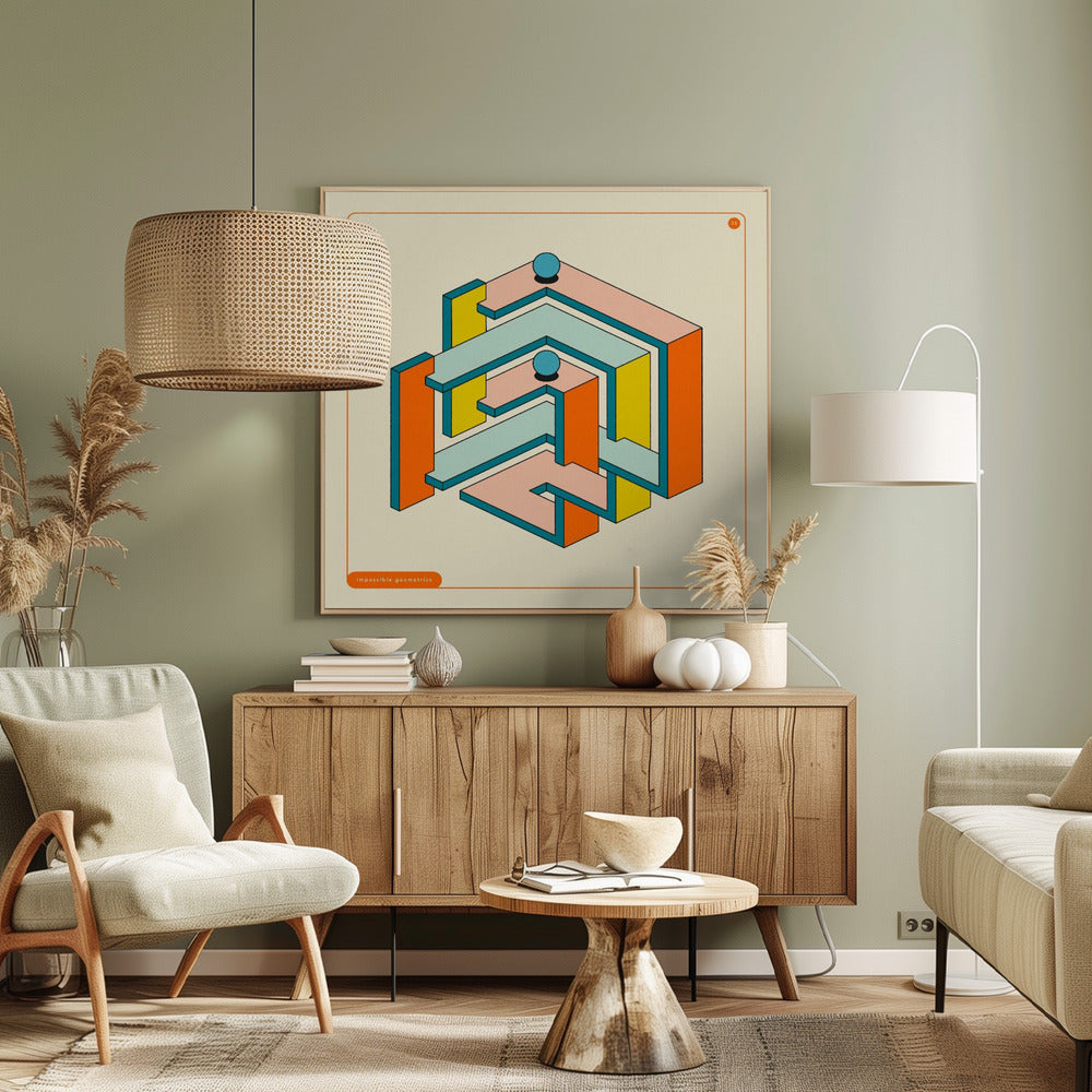 Impossible Geometrics 33 - Poster / Art Print