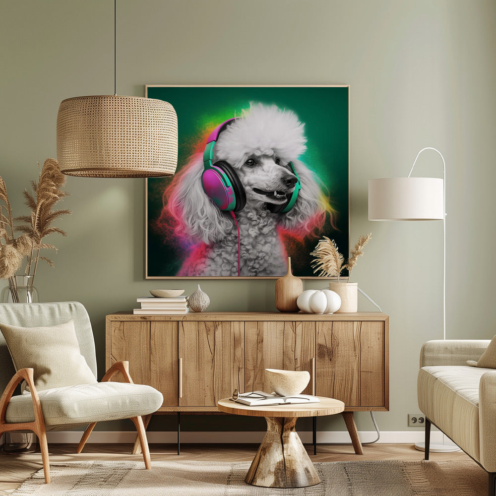 Party Poodle - Poster / Art Print