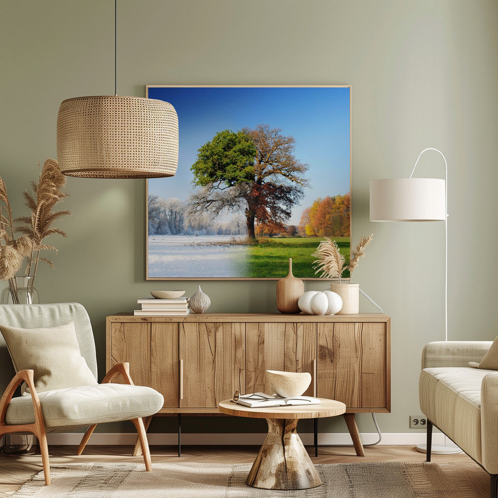 4 seasons - Poster / Art Print