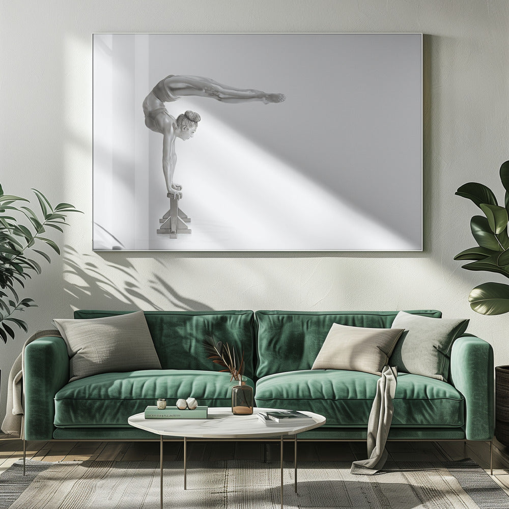 Gymnastics Series - Mexican Balance - Poster / Art Print