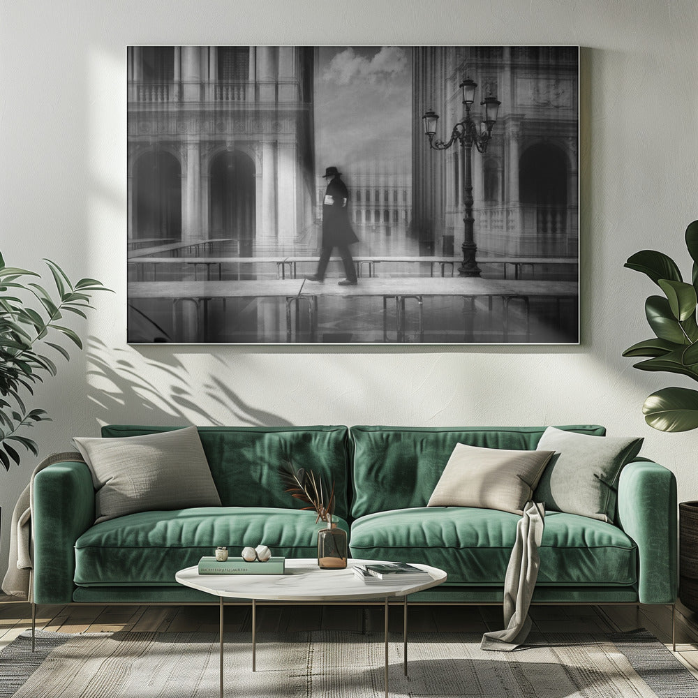 dry footed walk - Poster / Art Print