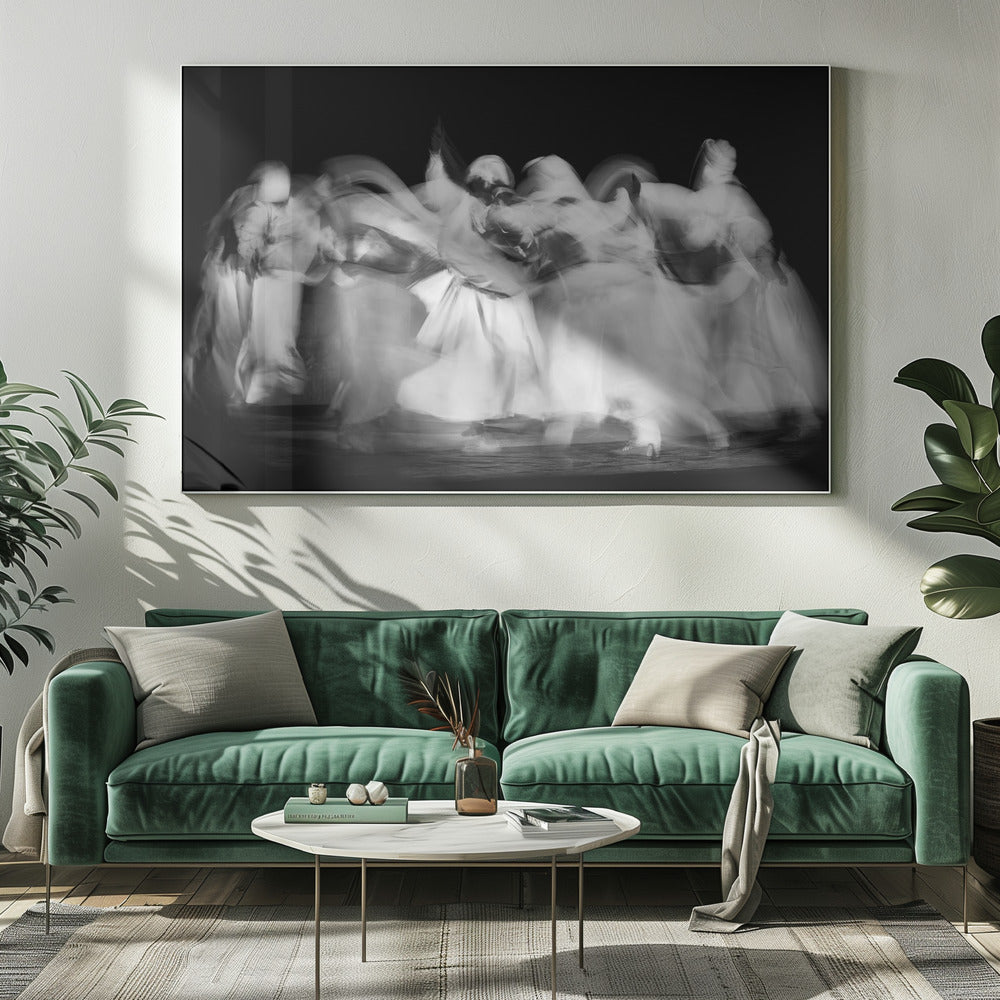 Sufi Dance in Motion - Poster / Art Print