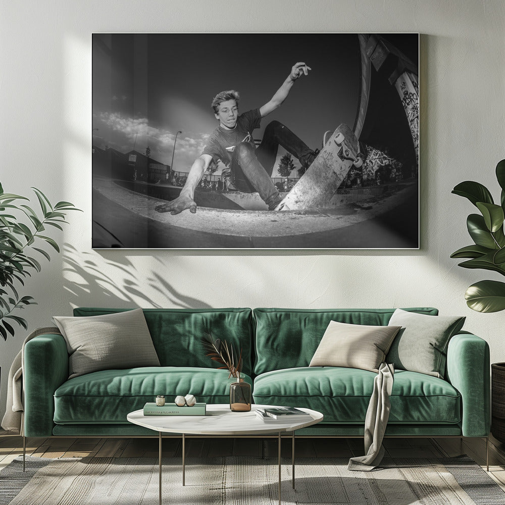 Ellis Ekkart performing... - Poster / Art Print