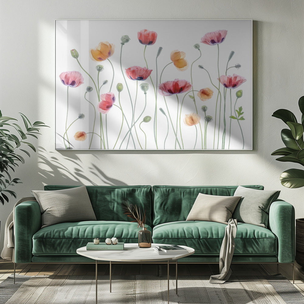Papaver party - Poster / Art Print