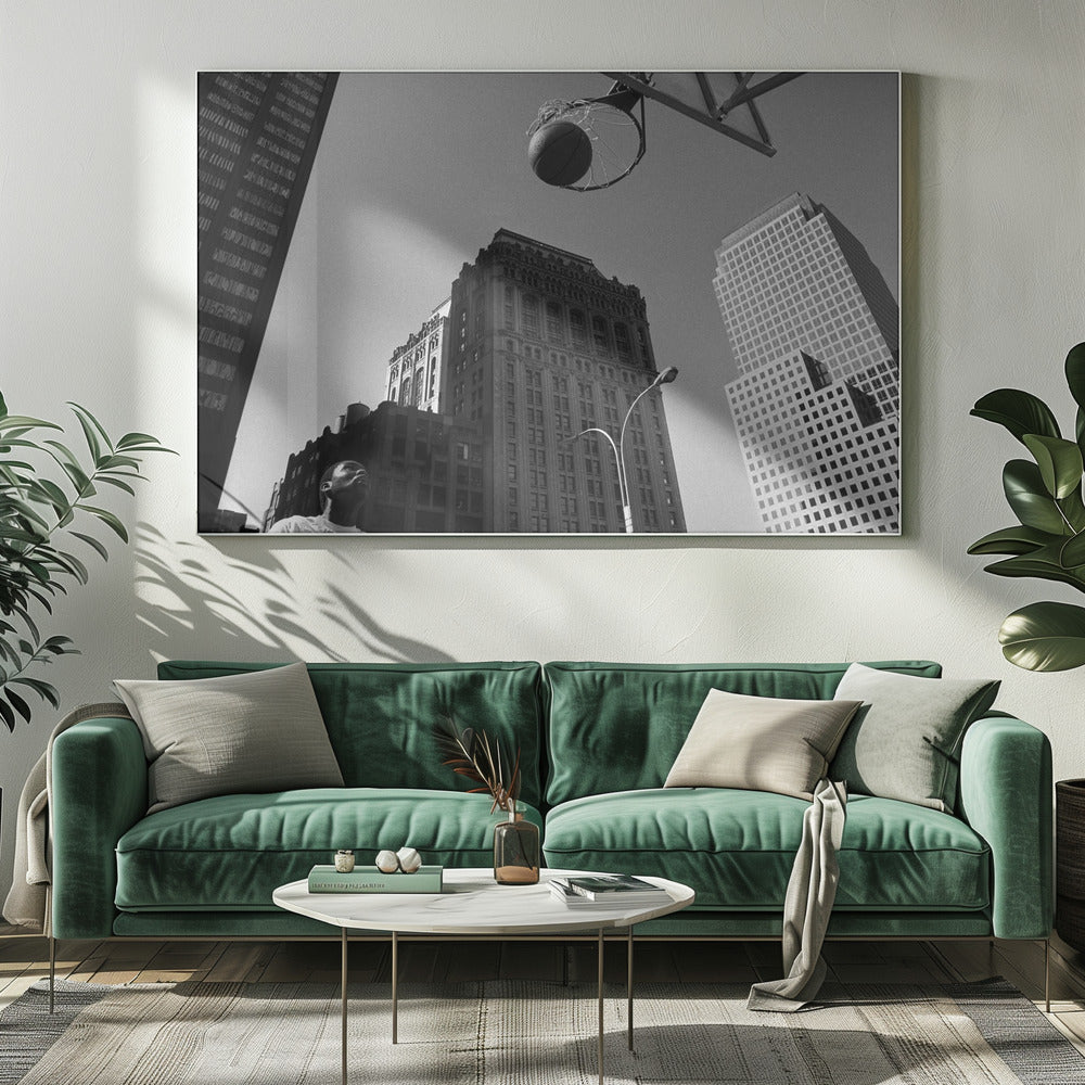 The ball (from the series "Alone") - Poster / Art Print