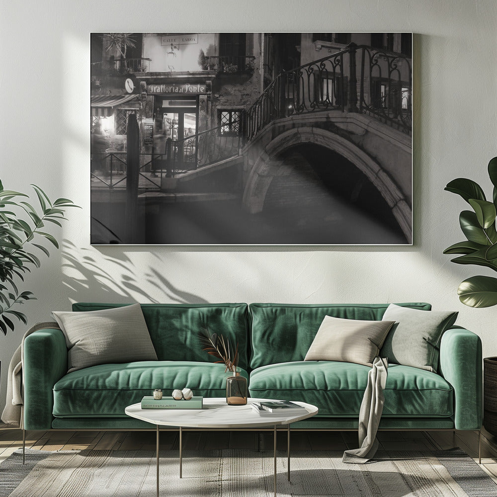 Trattoria al Ponte - Poster / Art Print