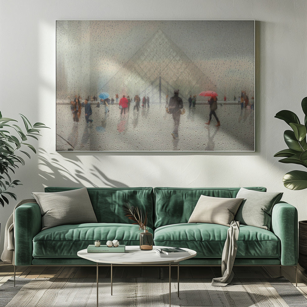 Rain in Paris - Poster / Art Print