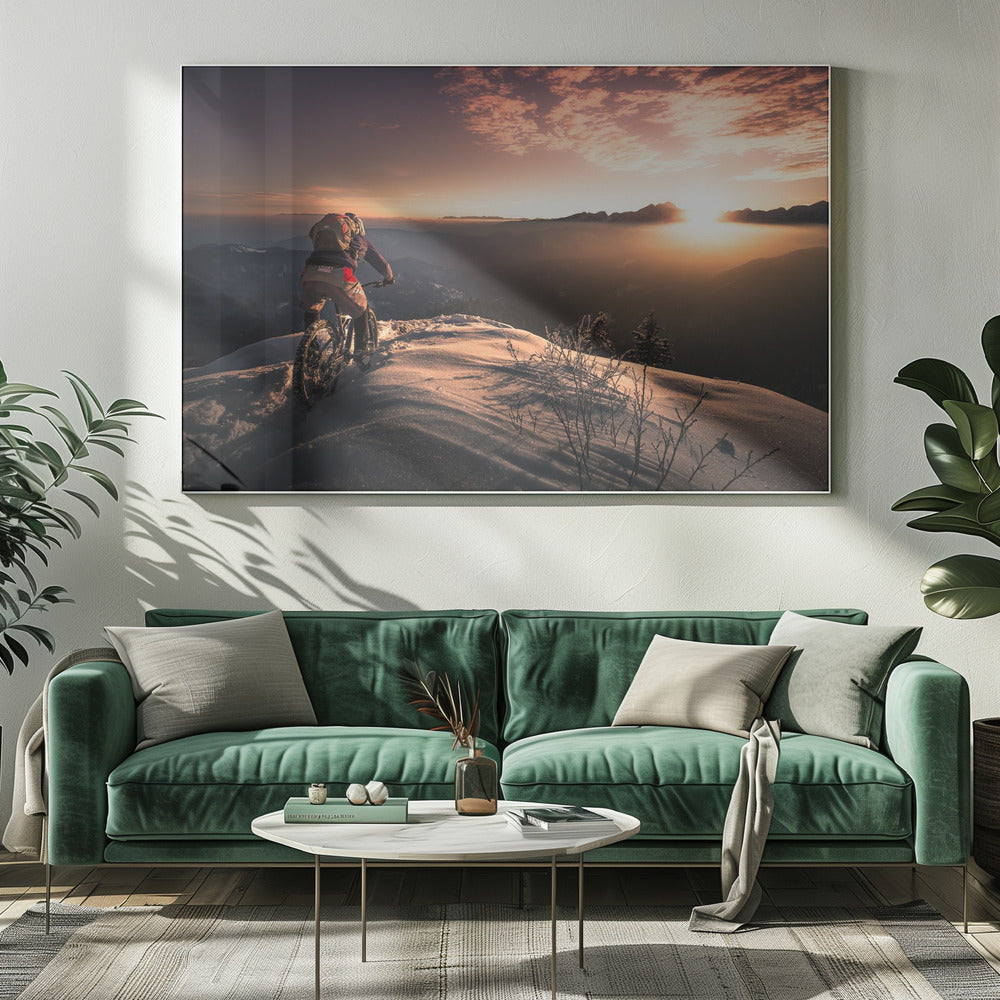 Winter shredding - Poster / Art Print