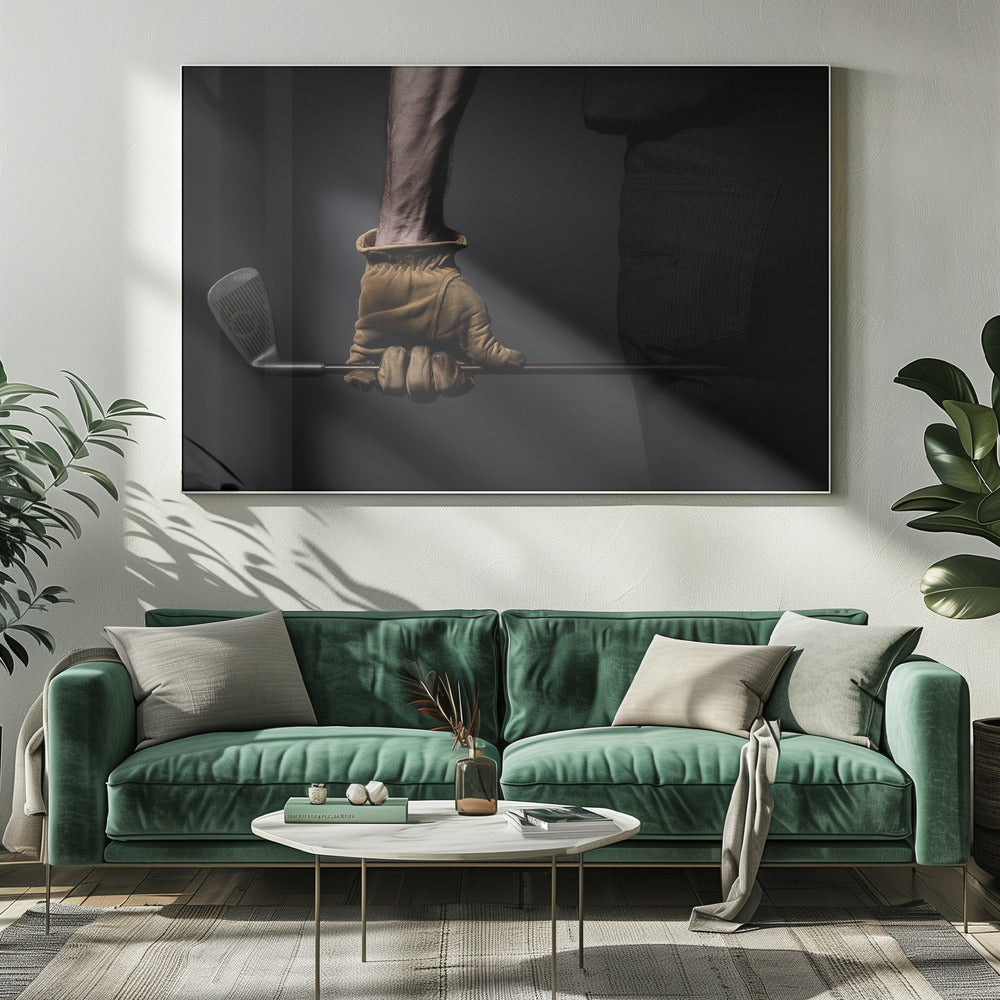 Yellow glove - Poster / Art Print