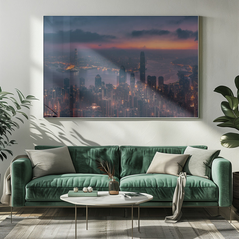 Sunrise Hong Kong - Poster / Art Print